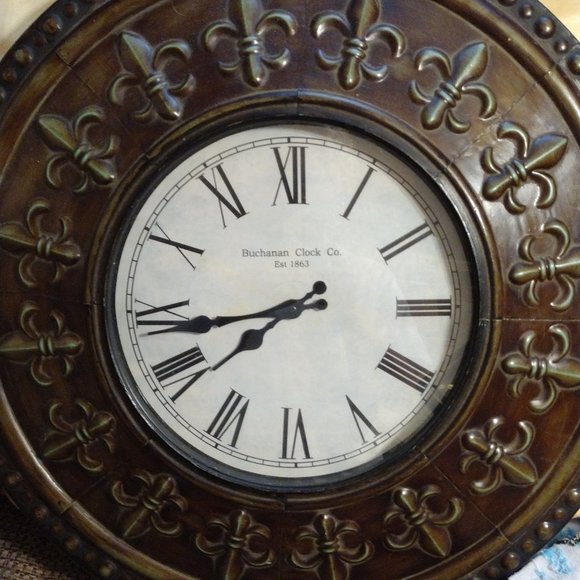 BUCHANAN Co Wall Decor Buchanan Clock Co Large Wall Clock Poshmark